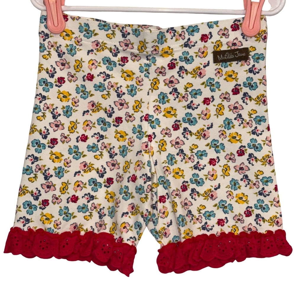 Matilda Jane Size 8 NWOT Dawson Ditsy Floral Shorties Enchanted Garden RV $34